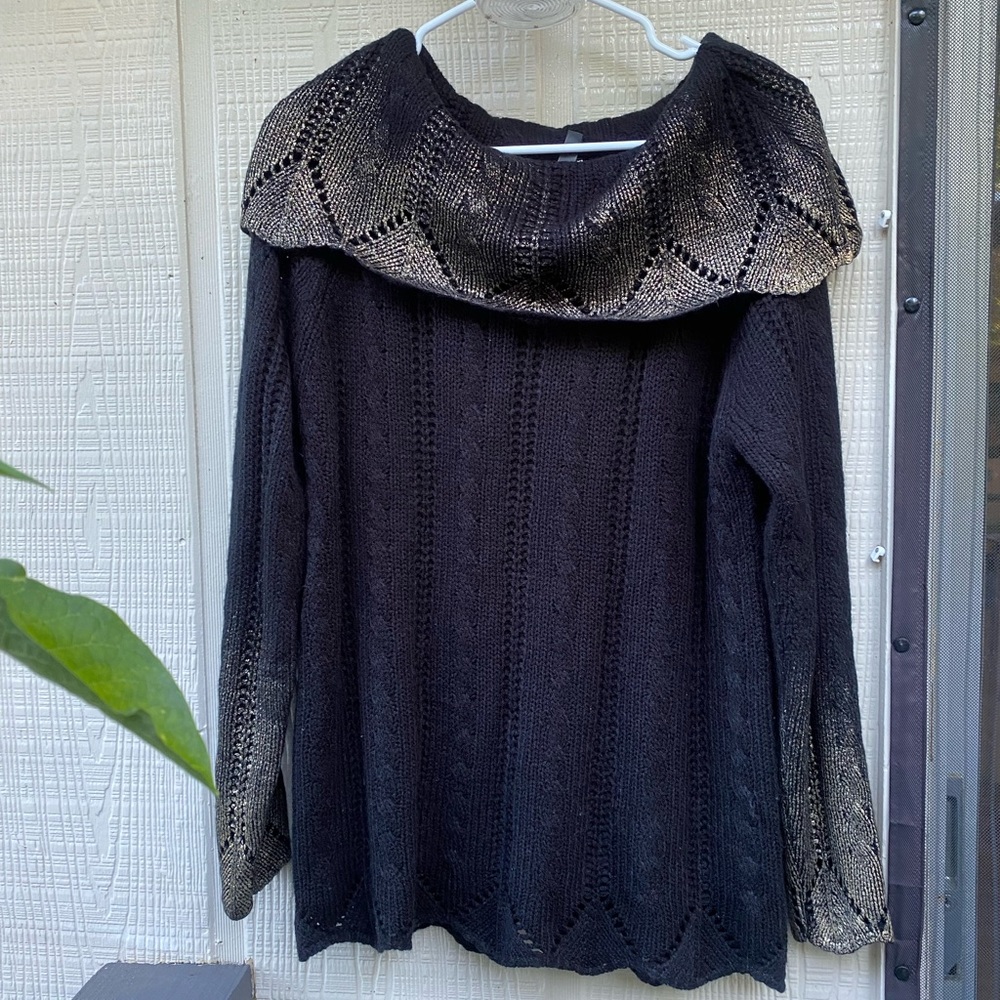 Cowl neck sweater